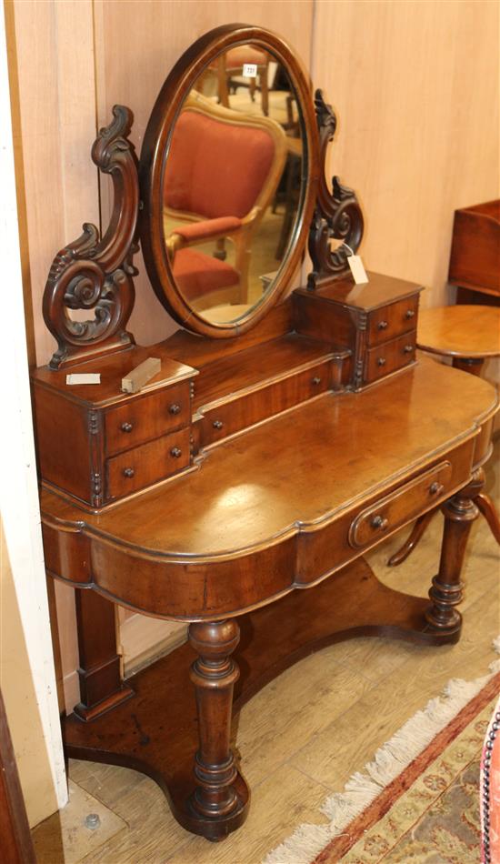 A Victorian mahogany Duchess dressing table W.120cm